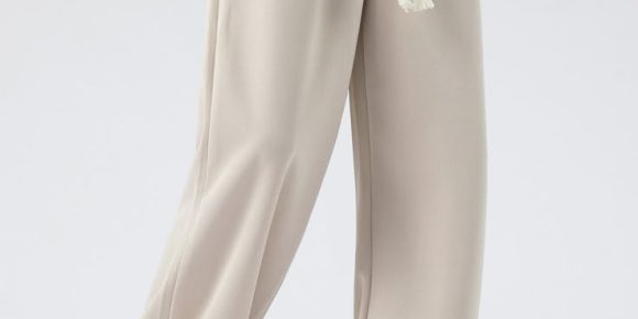 Men Drawstring Waist Straight Leg Trousers